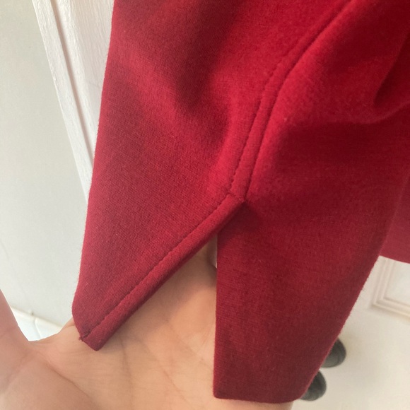 Talbots Petites Stretch Blazer Red 14W - Picture 7 of 7